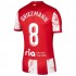 Camisola Atlético Madrid Antoine Griezmann 8 Equipamento Primeiro 2021-2022 Manga Curta